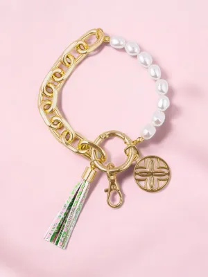 Chain Keychain by Lilly Pulitzer - Lime Feeling Good
