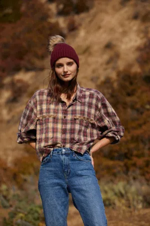 Fallon Hat - Burgundy