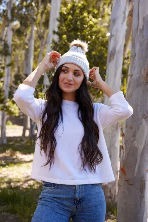 Fallon Hat - Light Grey
